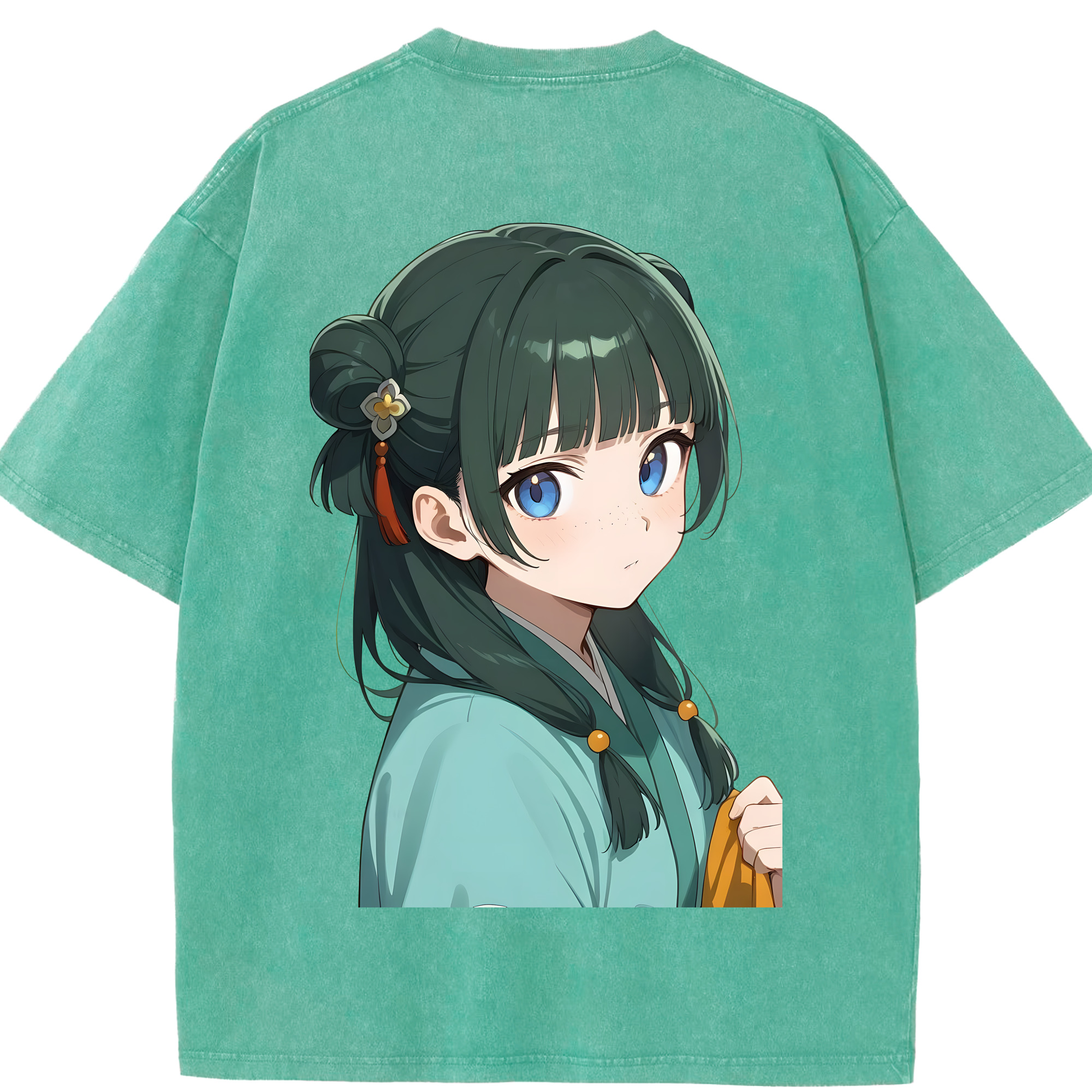 （画像用） 薬屋のひとりごと The Apothecary Diaries 綿100% ヴィンテージ風 半袖Tシャツ（背面プリント）